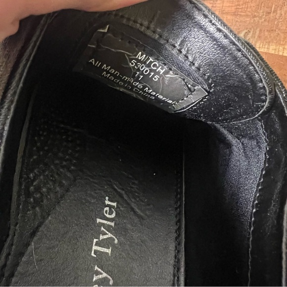 Jeffrey Tyler Black Dress Shoes, Men’s 11 - Picture 4 of 6